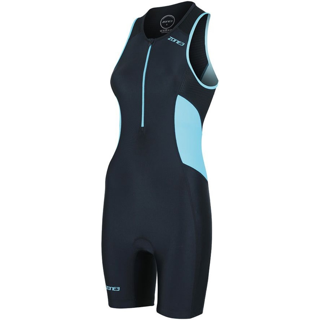 2026 ZONE3 Womens Activate Trisuit TS23WACT107 - Black / Turquoise